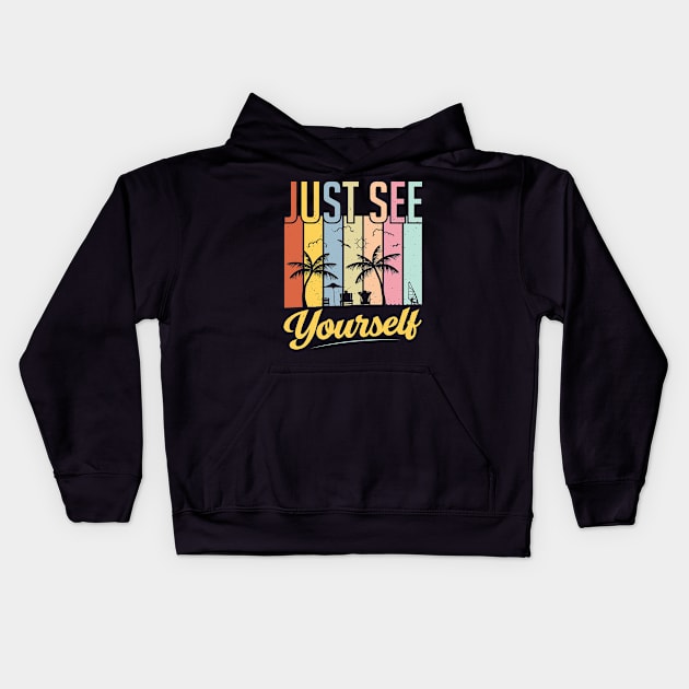 Just See Yourself Kids Hoodie by Alanside